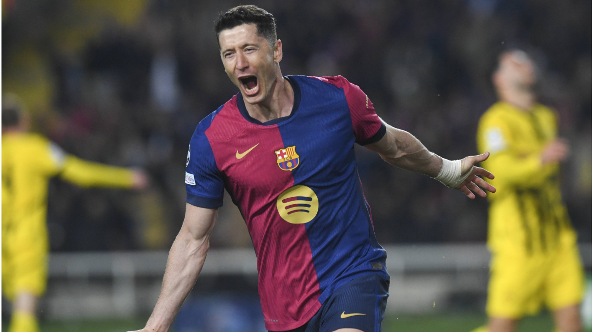 Al igual que Ronaldo y Neymar: Lewandowski hace una marca
