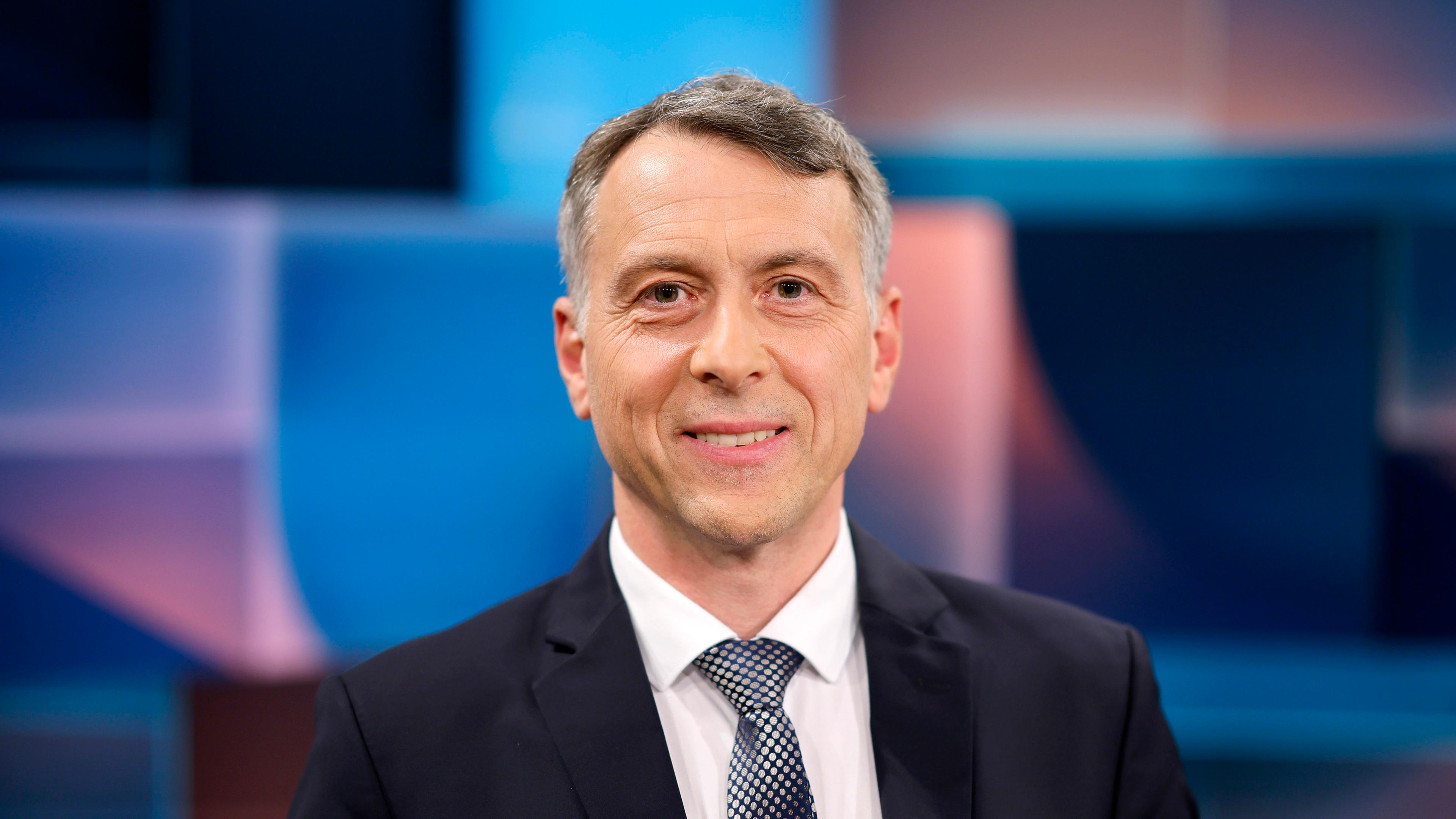 Político Stefan Kerth en el programa de entrevistas 'Hart pero justo'.