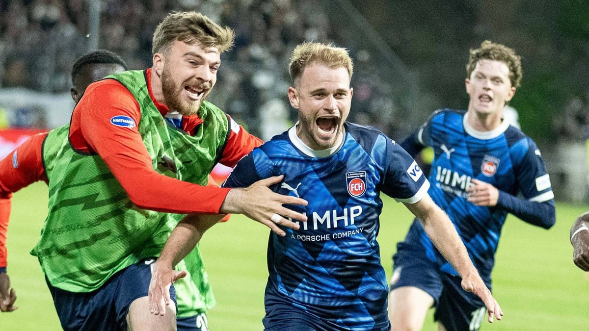 Bundesliga: Heidenheim gana en el descenso contra Elversberg