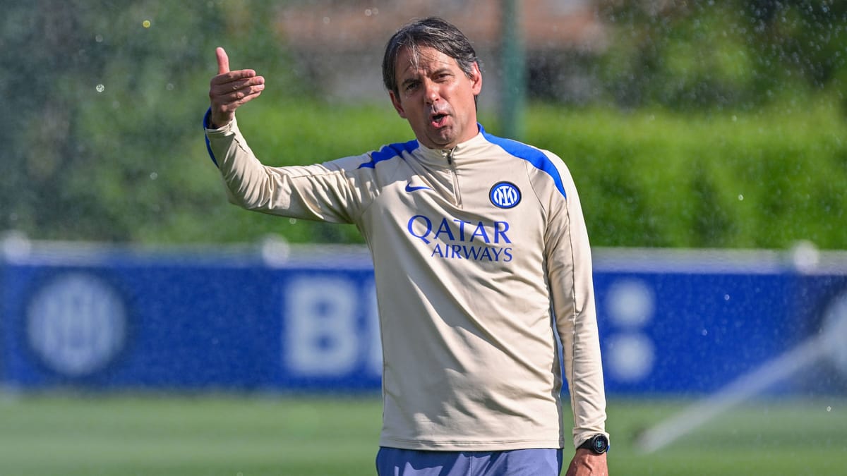 Inter Milán: la entrenadora Simone Inzaghi indica su partida