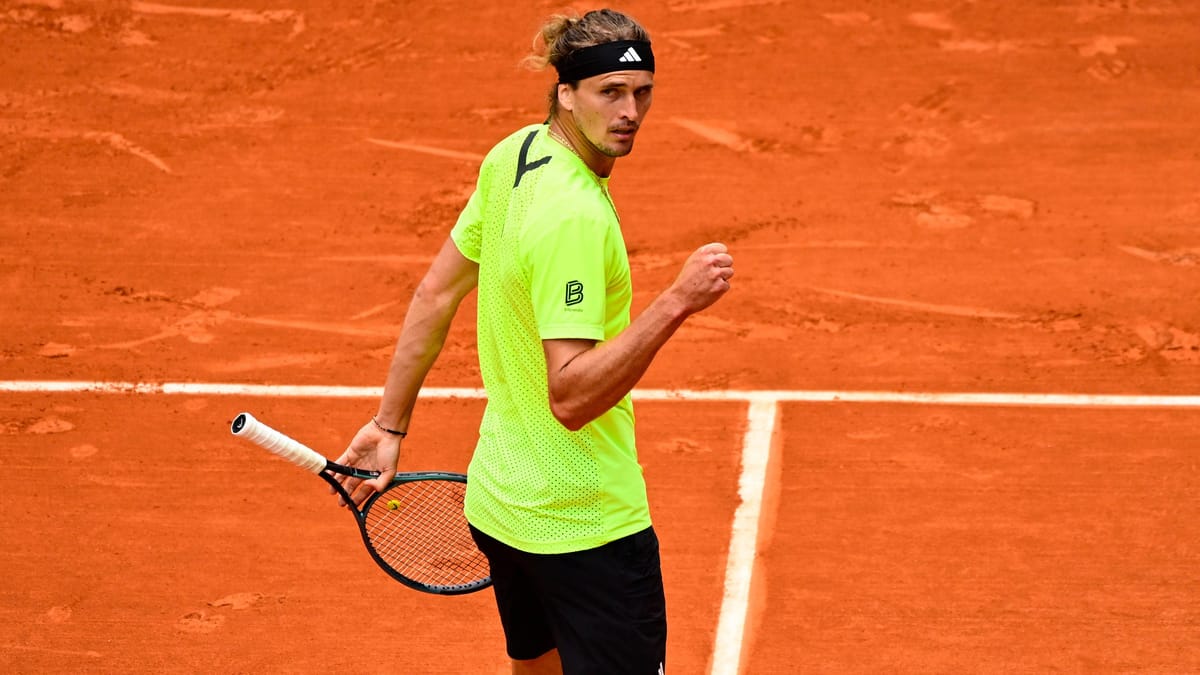 Abierto de Francia: Alexander Zverev sin ningún problema más una