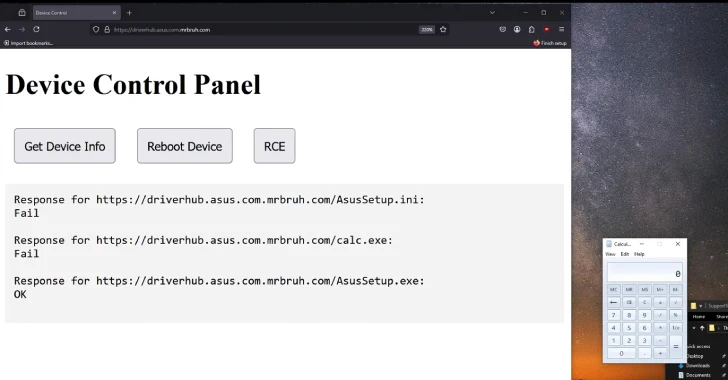 ASUS Patches DriverHub RCE Flaws explotable a través de HTTP