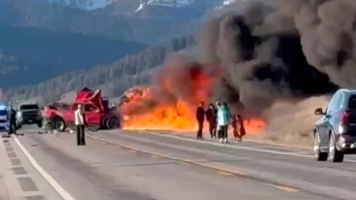 Accidente cerca de Yellowstone, siete muertes, incluidos un italiano