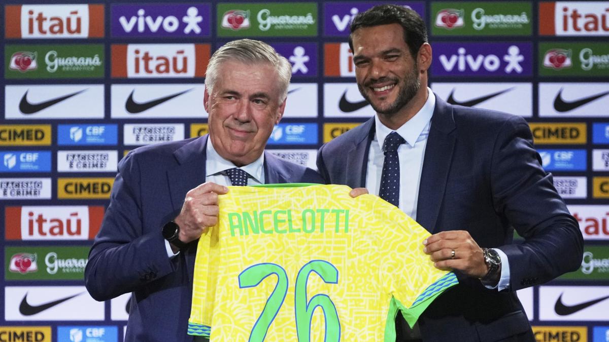 Ancelotti aparece en Brasil: "Aquí para ganar la Copa del