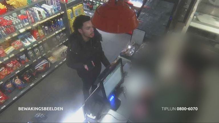 El hombre nuevamente en las imágenes de seguridad (Photo Bureau Brabant).