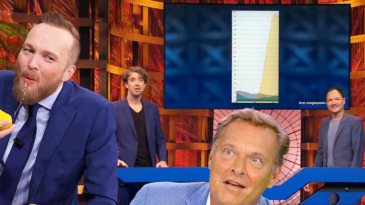 Arjen Lubach atacado por Albert Verlinde, burlado justo aquí