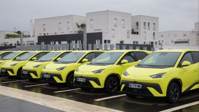 BYD vende más vehículos eléctricos en Europa que Tesla por