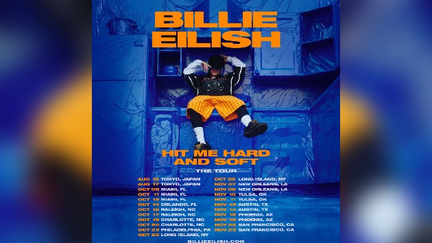 Billie Eilish agrega una nueva pierna estadounidense para golpearme duro