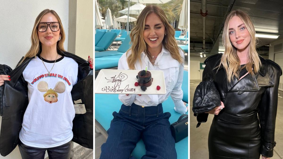 Chiara Ferragni, lluvia de deseos sociales para sus 38 años