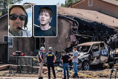 Choque de aviones en el área residencial en San Diego: