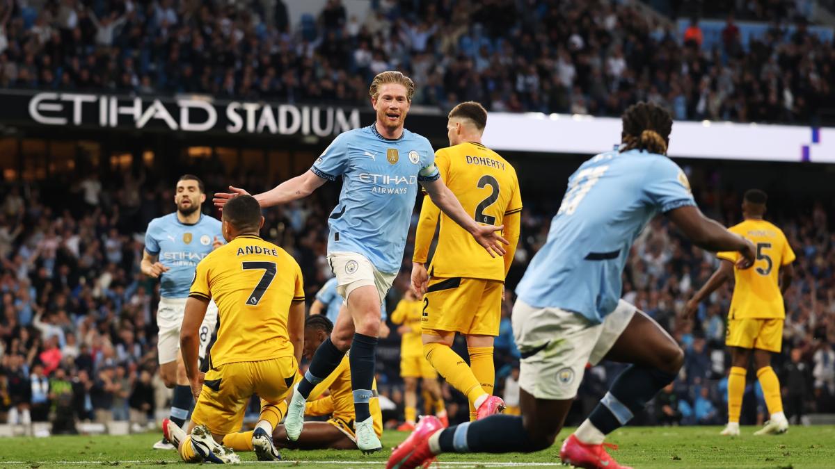 Ciudad, la subida continúa: Wolverhampton Ko con un gol de