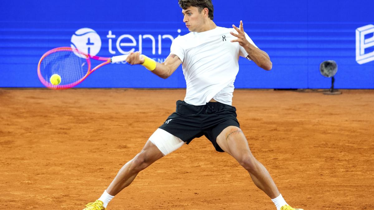 Cobolli en la semifinal en Hamburgo: Bautista Agut golpeado