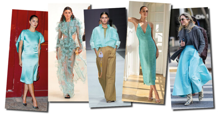 Cómo combinar y usar el Azzuro Tiffany en primavera-verano 2025