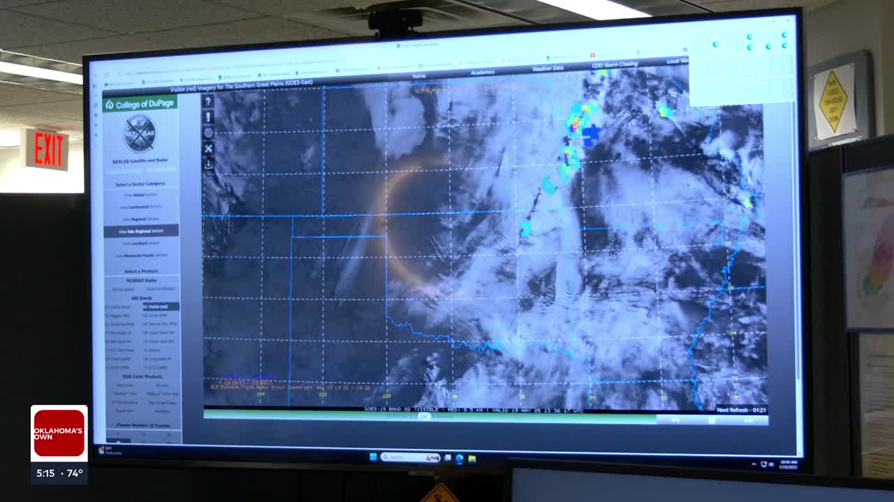 Cómo trabaja el equipo del Servicio Meteorológico de Tulsa las