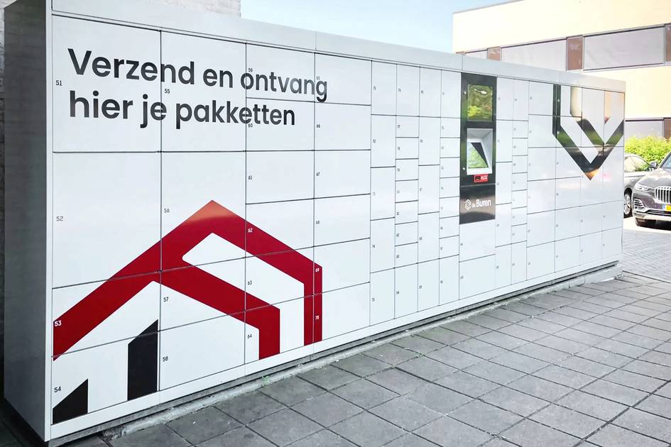 Compañía de paquete de Buren tomada de DHL Group