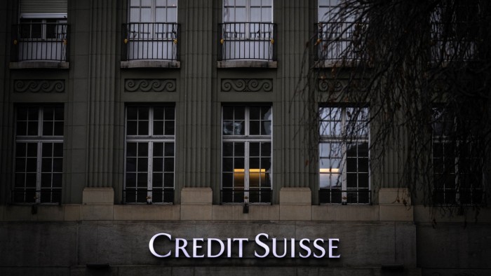 Credit Suisse pagará $ 511mn sobre ayudar a los estadounidenses