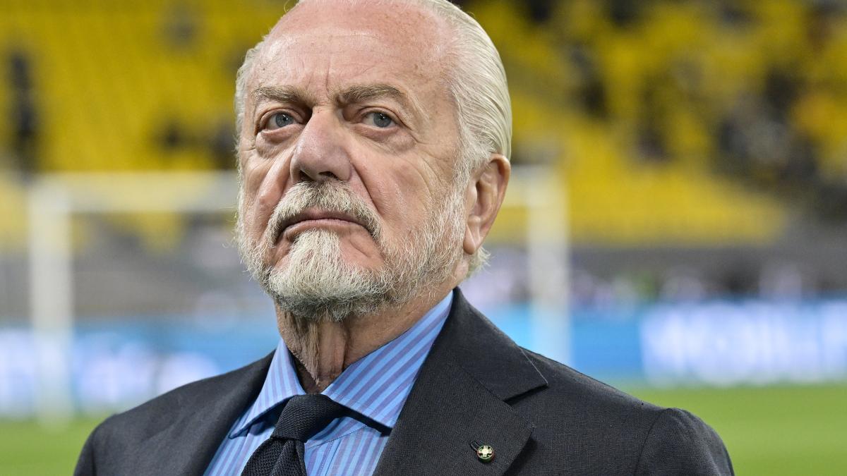 De Laurentiis: "Si Conte quiere continuar con nosotros, estaremos felices.