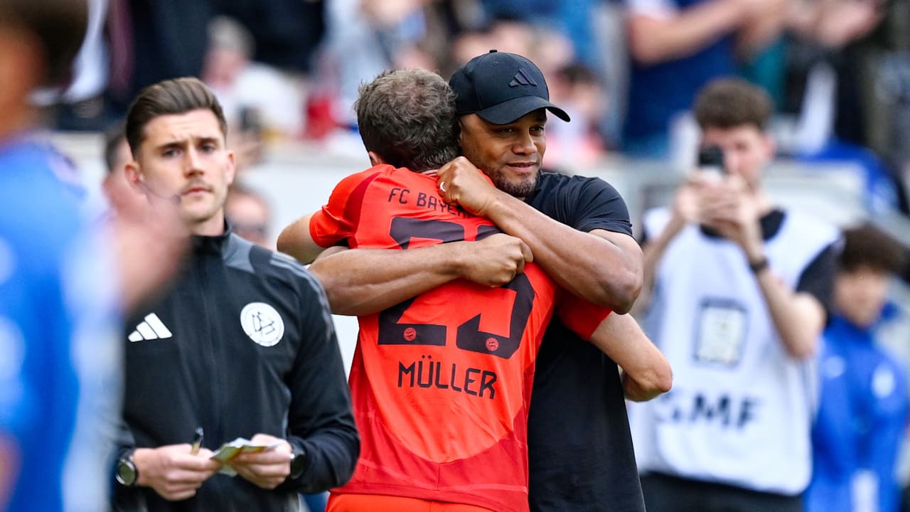 Después de la celebración maestra, Kompany revela que Müller Wish
