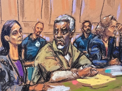 Diddy mismo presente en la corte en Start Jury Selection