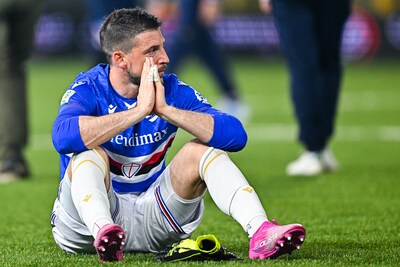 Doloroso único para el icónico club italiano: Sampdoria está descendiendo