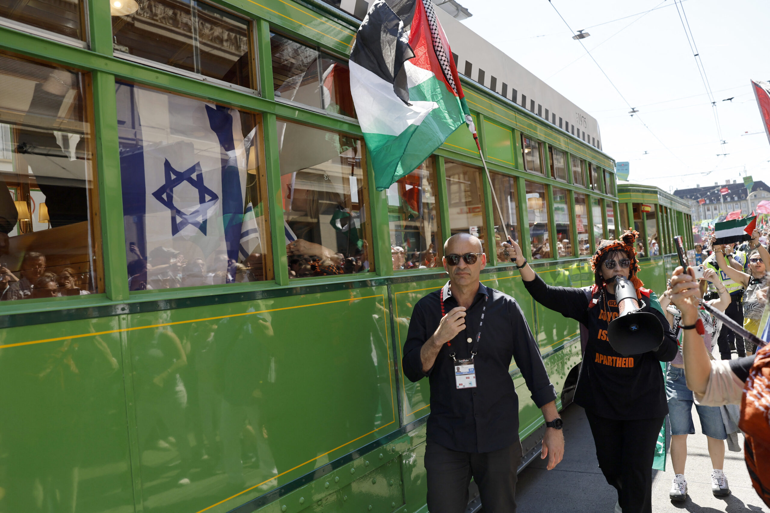 ESC 2025: Protestas pro-palestinas en la ceremonia de apertura en