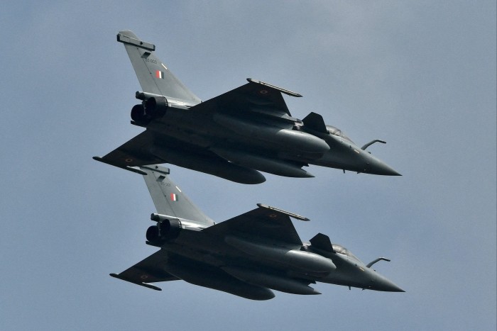 Jets de combate Rafale de la Fuerza Aérea de la India