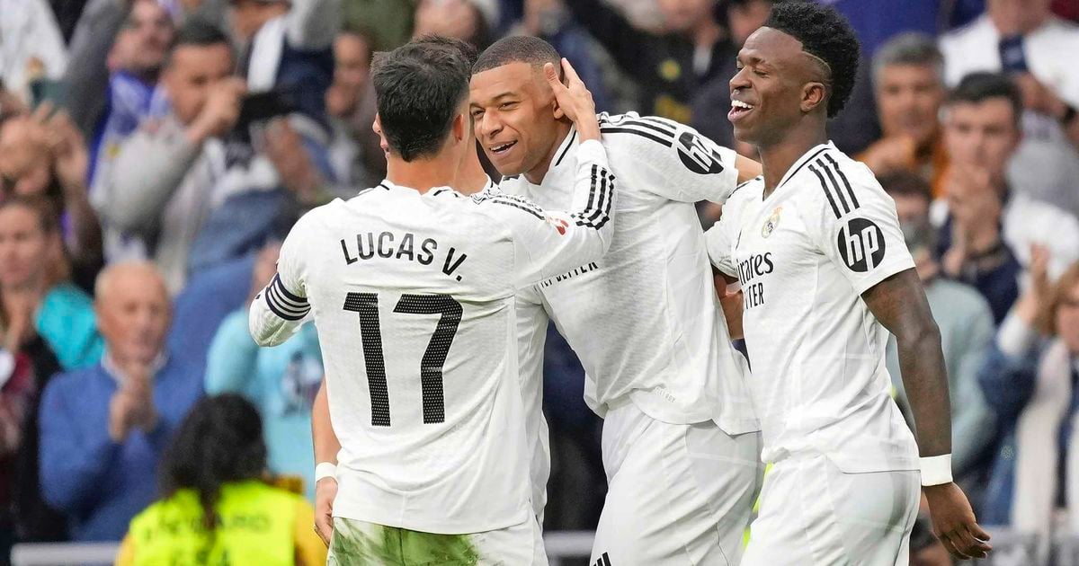 El Real Madrid está luchando, pero gana y está completamente