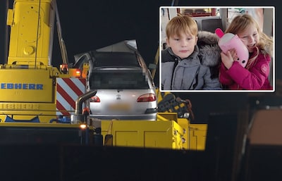 El auto con Jeffrey y Emma ya habían terminado en