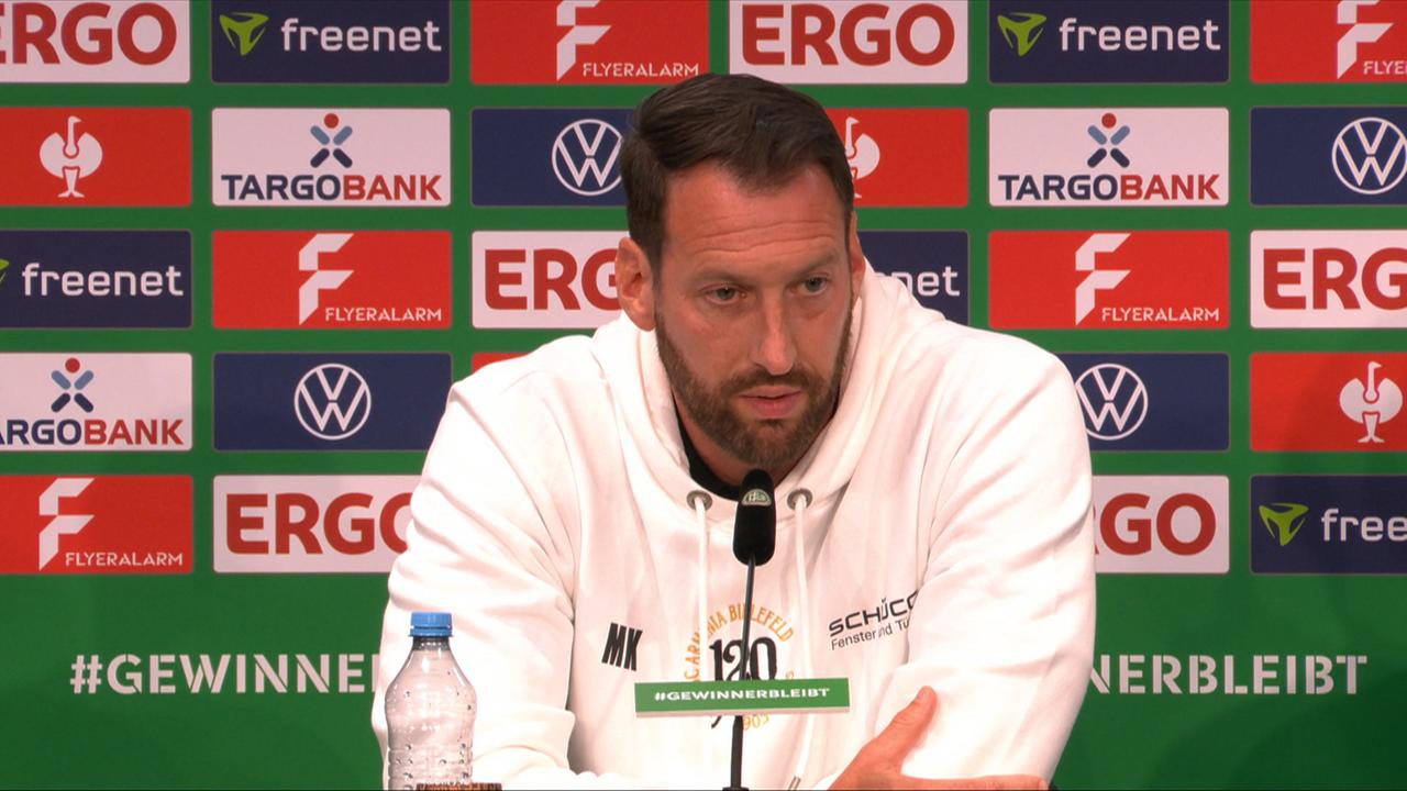 El entrenador de Arminia Kniat - "No tuvimos nada que