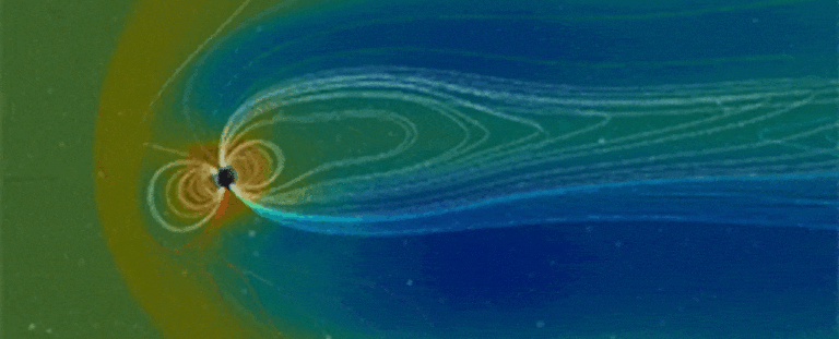 El sonido del campo magnético de la Tierra al invertirse