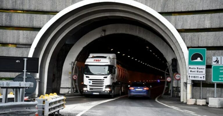 El túnel Mont Bianco cerrará del 1 de septiembre al