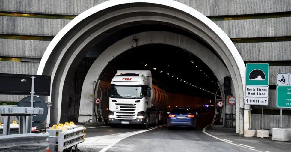 El túnel Mont Bianco cerrará del 1 de septiembre al