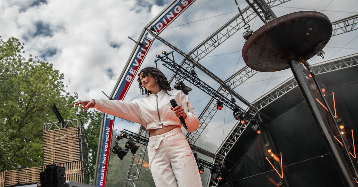 En el Festival de Liberación de Wageningen, uno celebra la