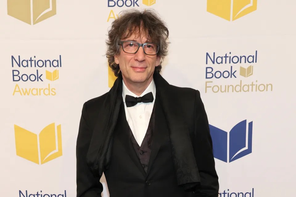 Neil Gaiman en los National Book Awards.