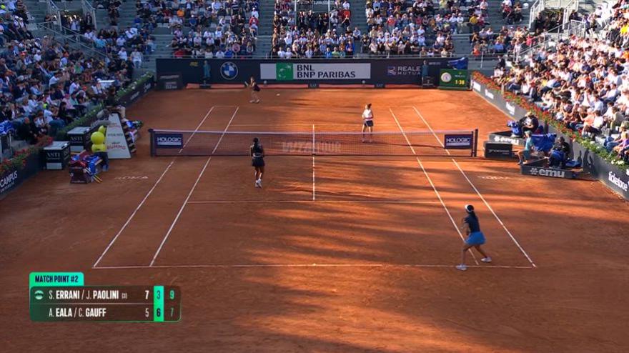 Errani-Polini venció a Eala/Gobef a la Internacional: Lo más destacado