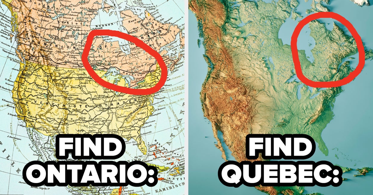 Esta prueba de geografía es una tarta para cualquier canadiense