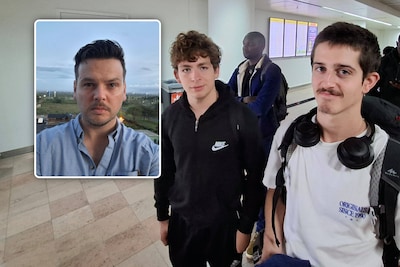 Estábamos en el avión a casa con el contrabandista de