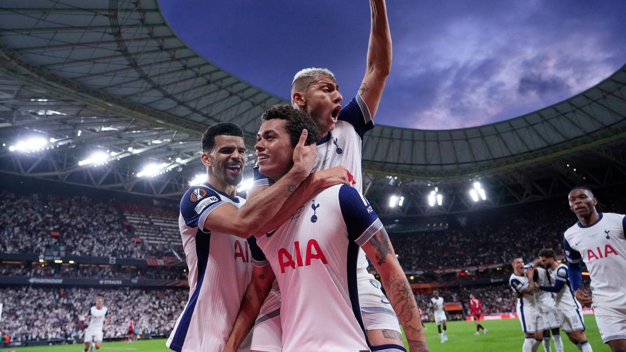 Europa League: Tottenham celebra el triunfo final y juega a