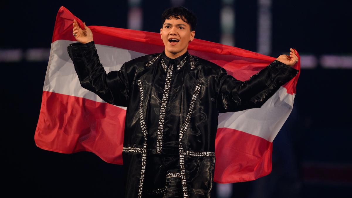 Eurovisión 2025 Clasificación final: JJ Triumphs (Austria) con "Amor desperdiciado".