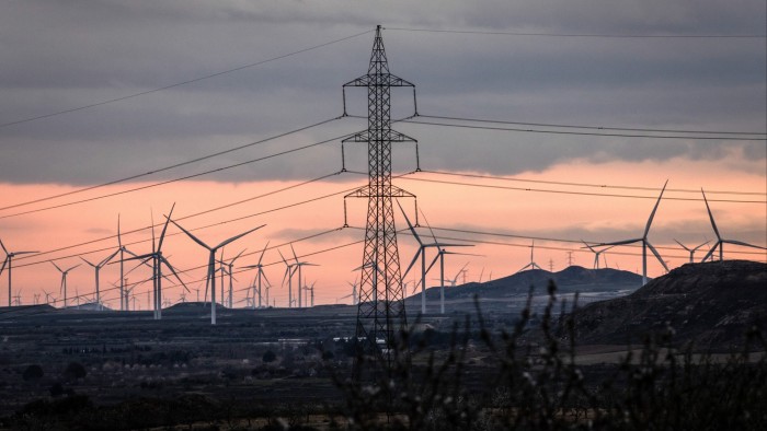 Fallas de operador de cuadrícula española Grandes plantas de energía