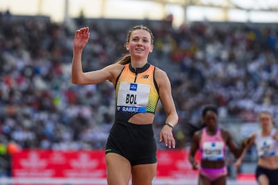 Femke Bol comienza 'viceversa' en su carrera de obstáculos: "Es