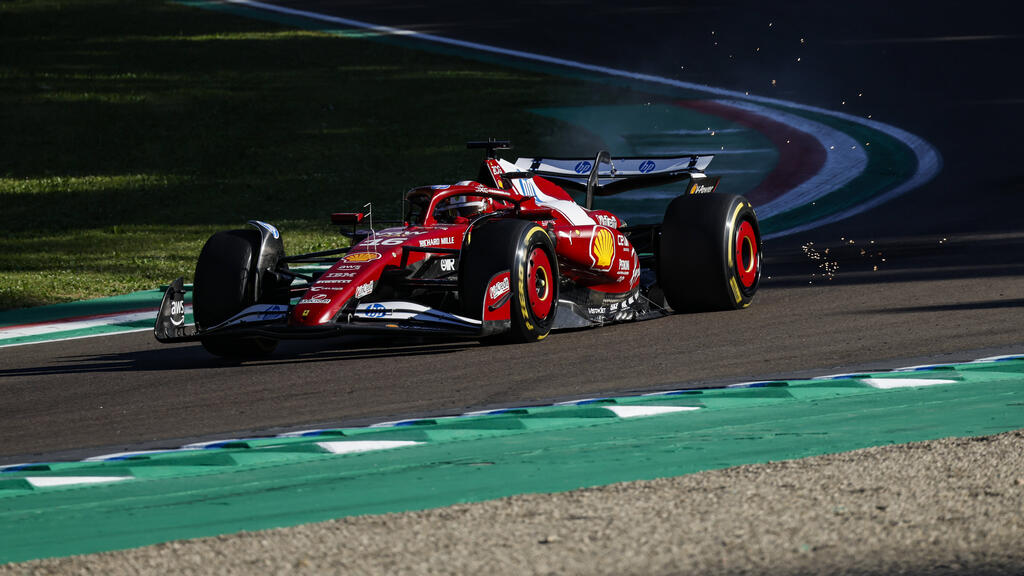 Ferrari recoge la penalización de los neumáticos en IMola