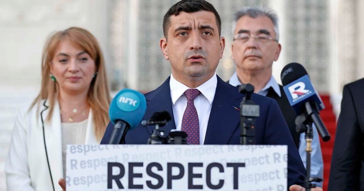 George Simion (38), el posiblemente nuevo presidente de Rumania, es