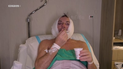 Gerard Joling Bont y Blue después de la cirugía facial: