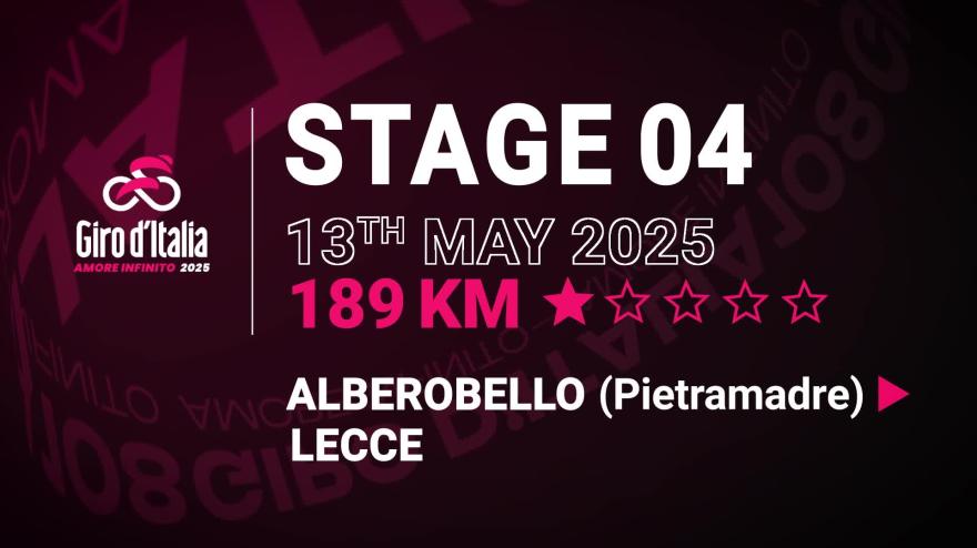 Giro d'Italia, cuarta etapa de Alberobello a Lecce: la ruta