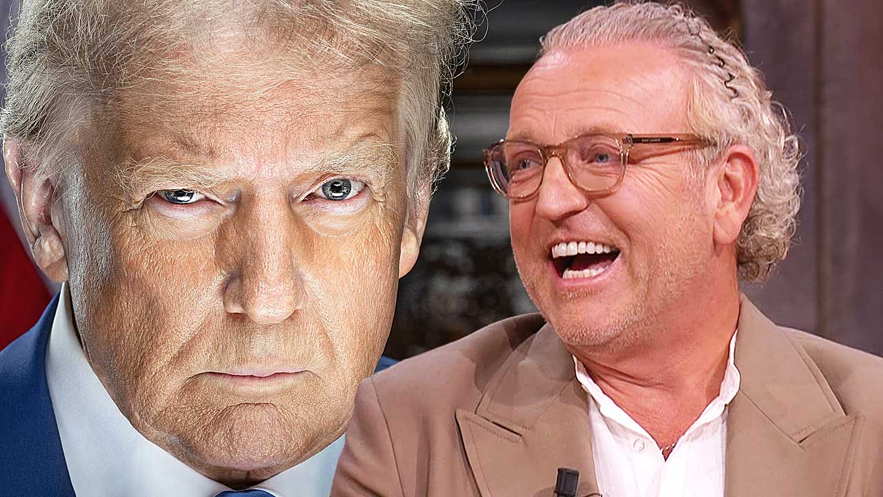 Gordon justo después de la violenta broma de Trump a