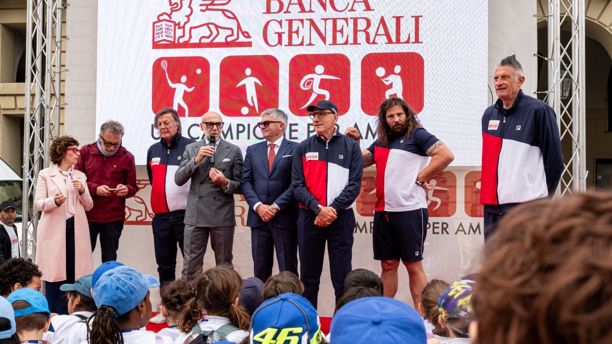 Graziani, Panatta, Lucchetta y Castrogiovanni protagonistas de "Un campeón para