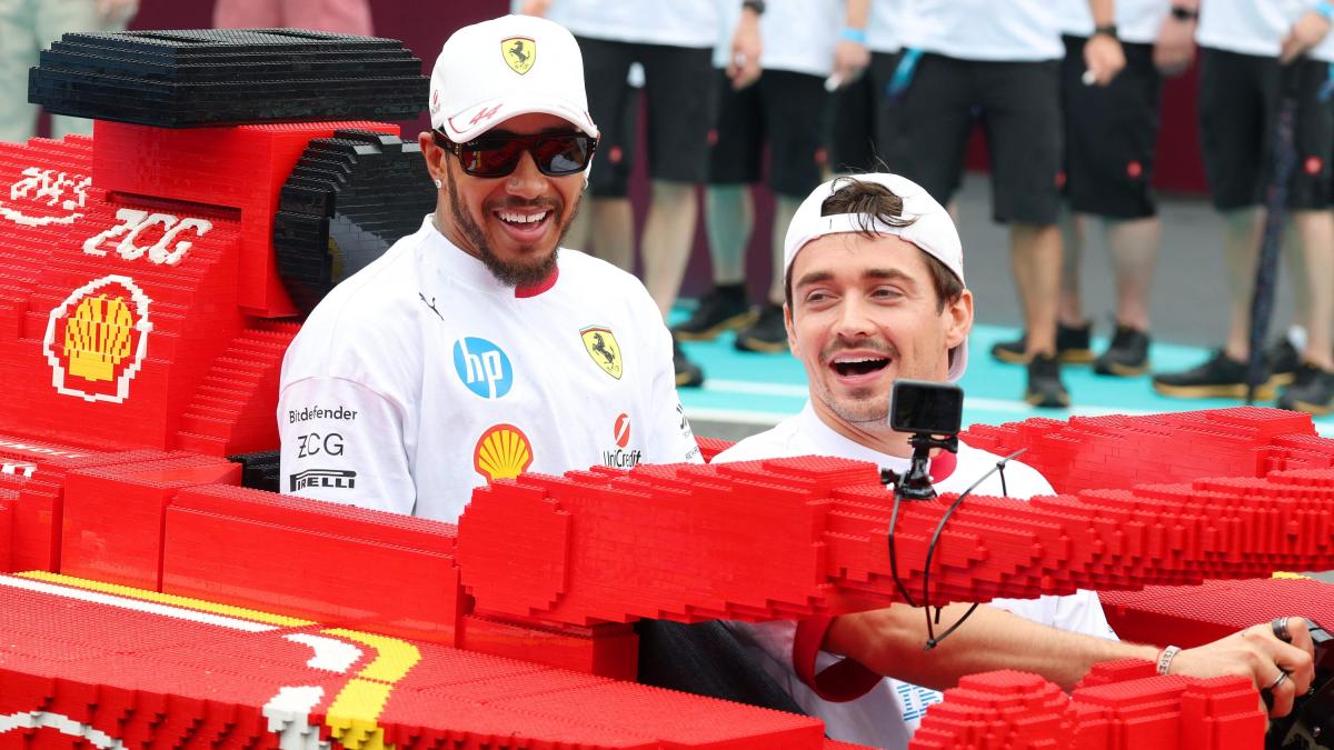Hamilton-Leclerc, otras chispas. Lewis al veneno con la caja de