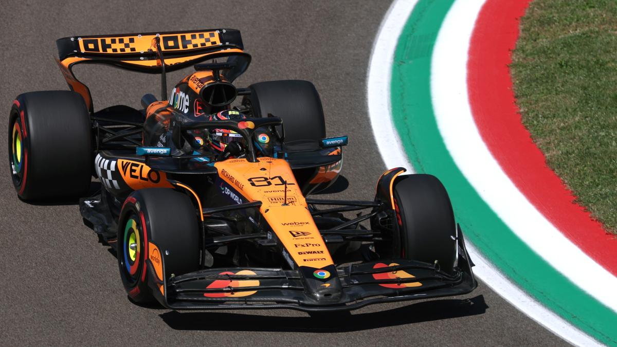 IMOLA, McLaren ordena la primera sesión de práctica libre con