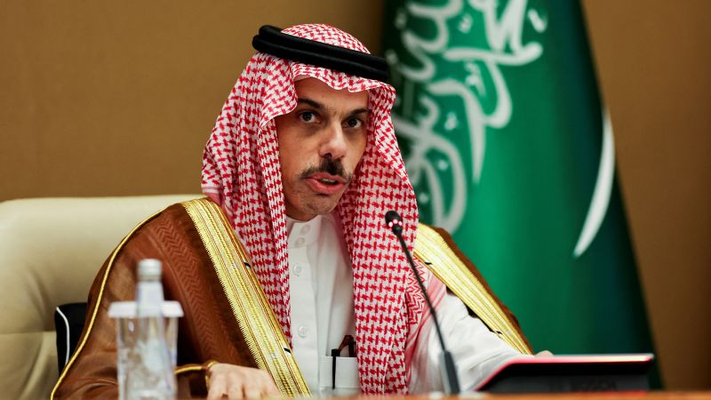 Israel bloqueará la rara delegación ministerial liderada por Arabia Saudita